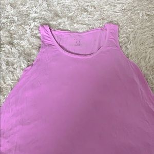 Purple loose tank top